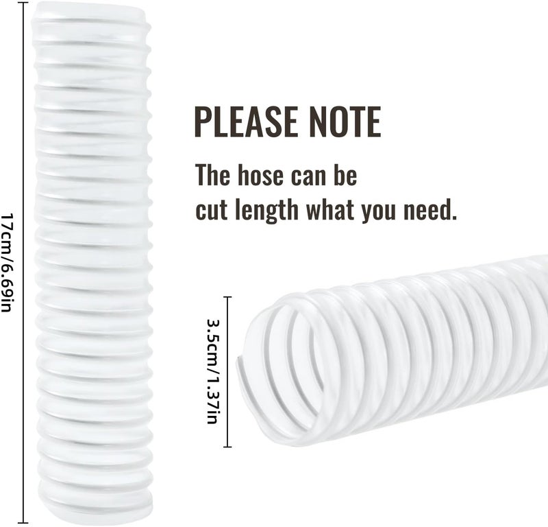 Gallipower 2 Pcs Lower Duct Hose,Compatible For Shark Rotator Vacuum Replacement Hose NV341,NV470,NV472,NV500,NV500CO,NV500GD,NV501,NV552,UV560 - Image 2
